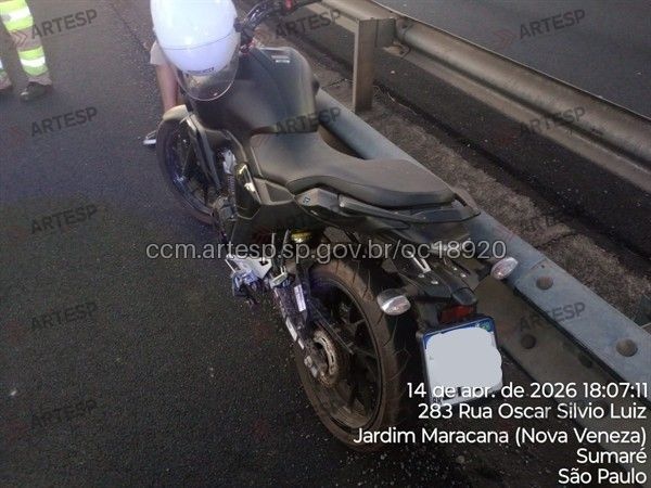 Motociclista fica gravemente ferido após acidente e atropelamento na Anhanguera em Sumaré
