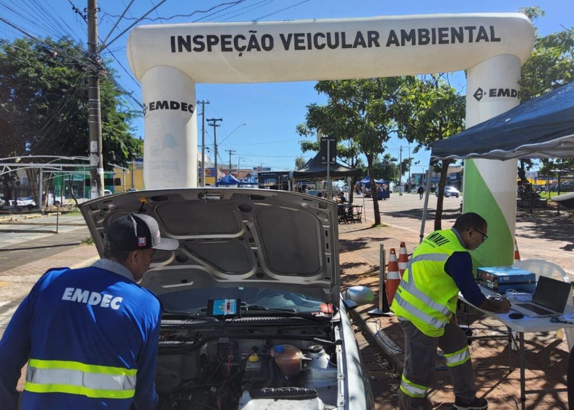 Emdec realiza inspeção veicular ambiental gratuita neste sábado (25) em Campinas