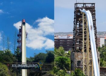 Kilimanjaro no Rio ou Insano no Ceará: Qual é o toboágua mais alto do mundo?