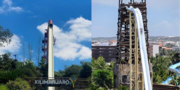 Kilimanjaro no Rio ou Insano no Ceará: Qual é o toboágua mais alto do mundo?