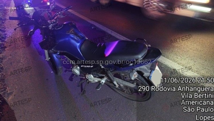 Motociclista morre após colisão na Anhanguera e veículo envolvido foge do local