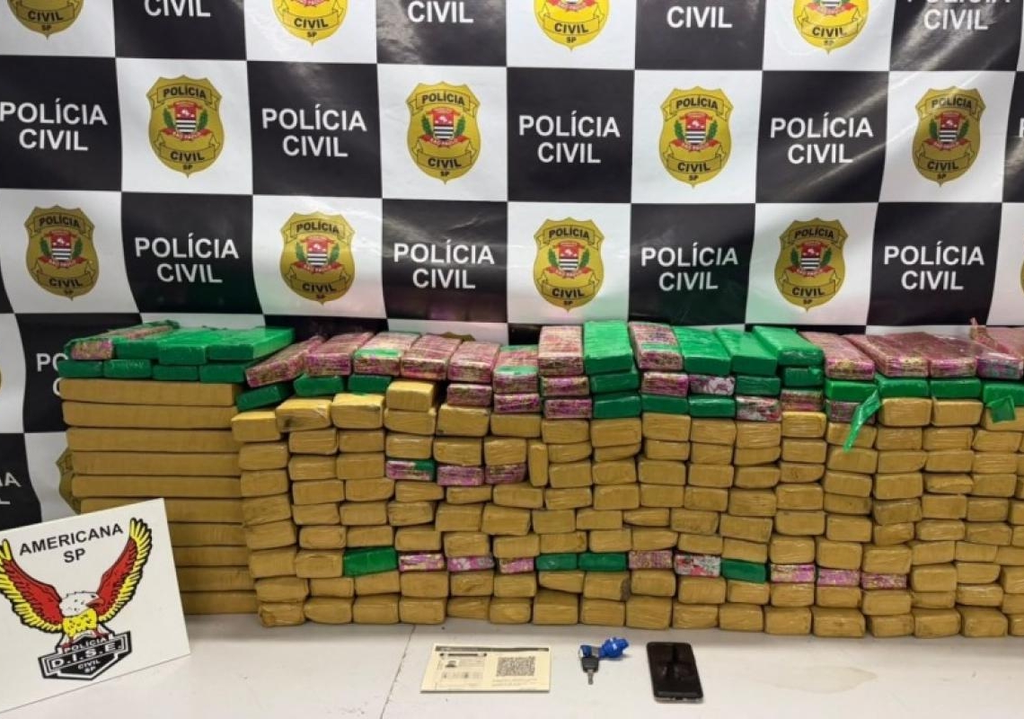 Polícia apreende 257 quilos de maconha em Monte Mor