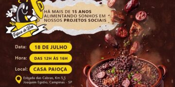 Feijoada Beneficente do M.A.E. Maria Rosa celebra solidariedade no dia 18 de julho