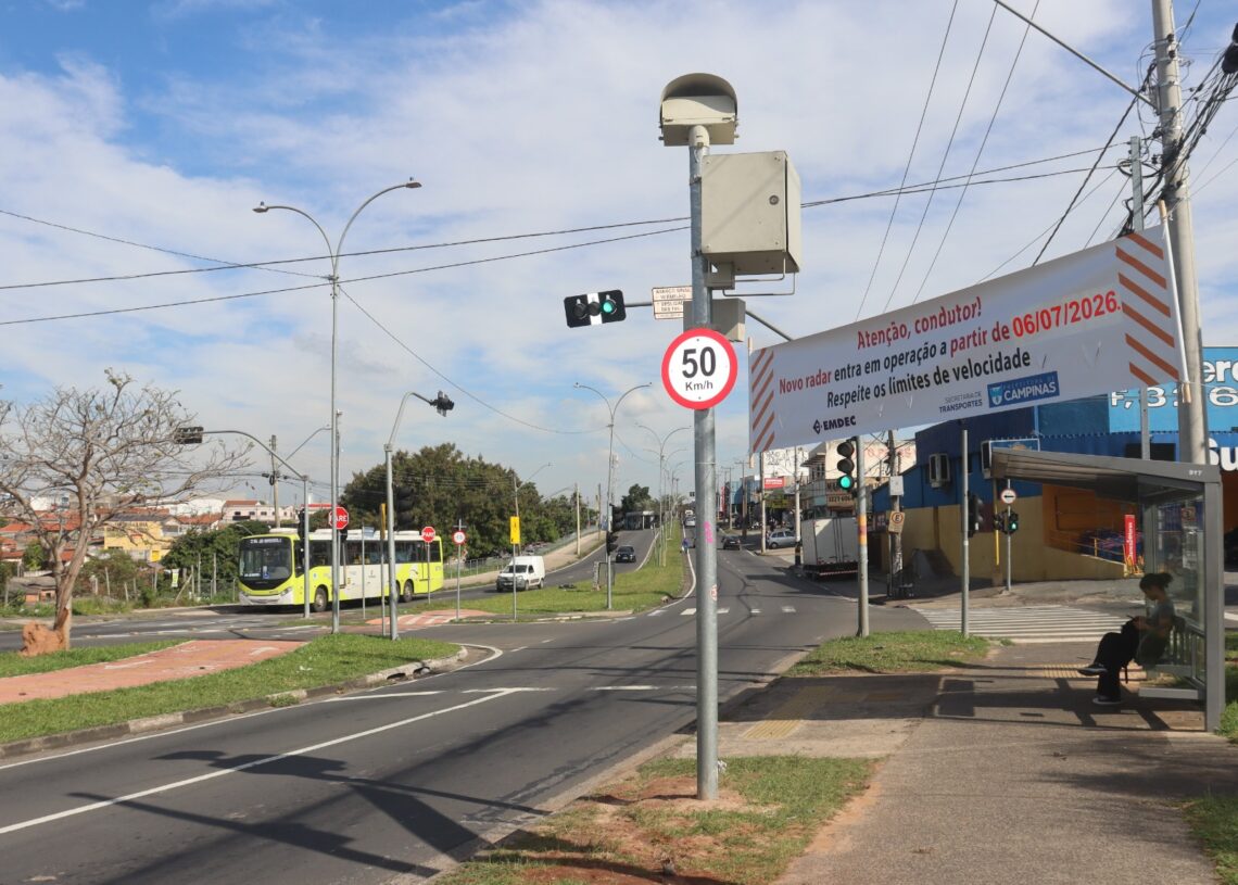 Novo radar começa a multar motoristas no Parque Valença a partir desta segunda-feira