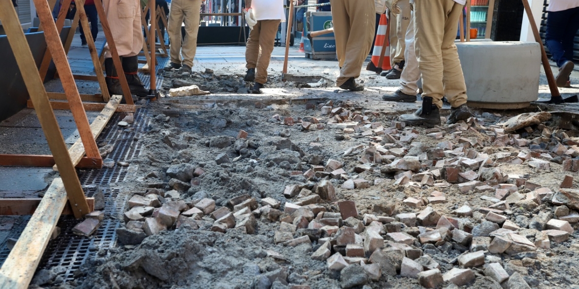 Prefeitura inicia troca do piso da rua 13 de Maio, no Centro de Campinas