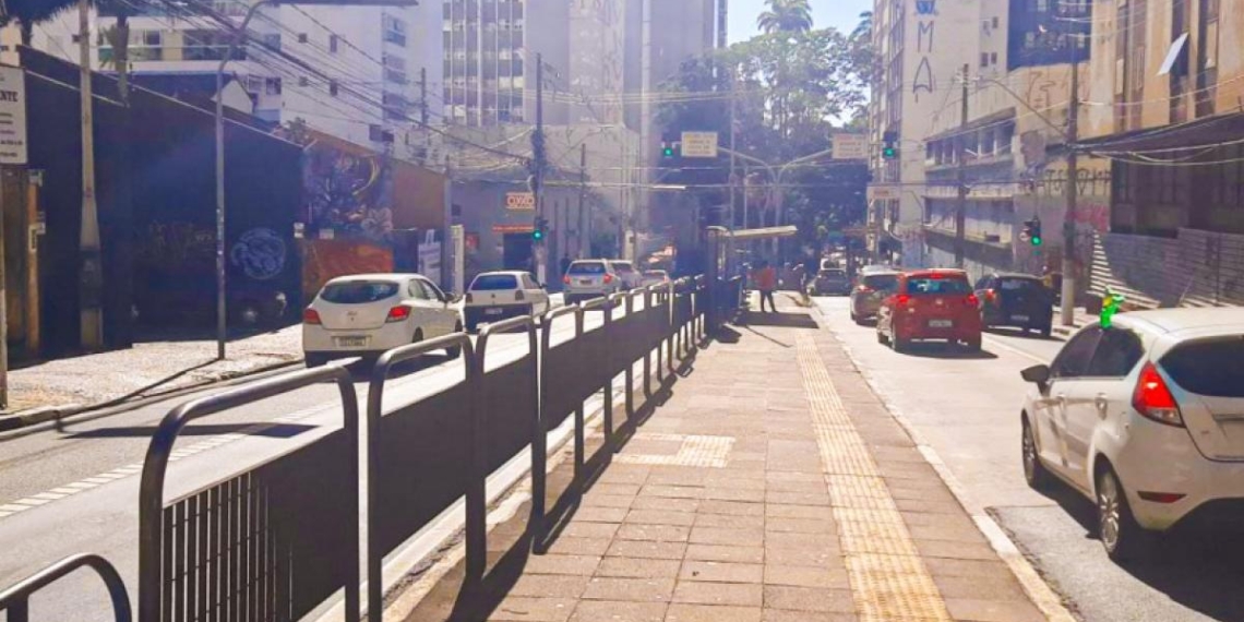 Obras do BRT chegam ao cruzamento das avenidas Francisco Glicério e Moraes Salles em Campinas