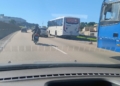 Ônibus articulado quebra durante viagem e passageiros deixam veículo em Campinas