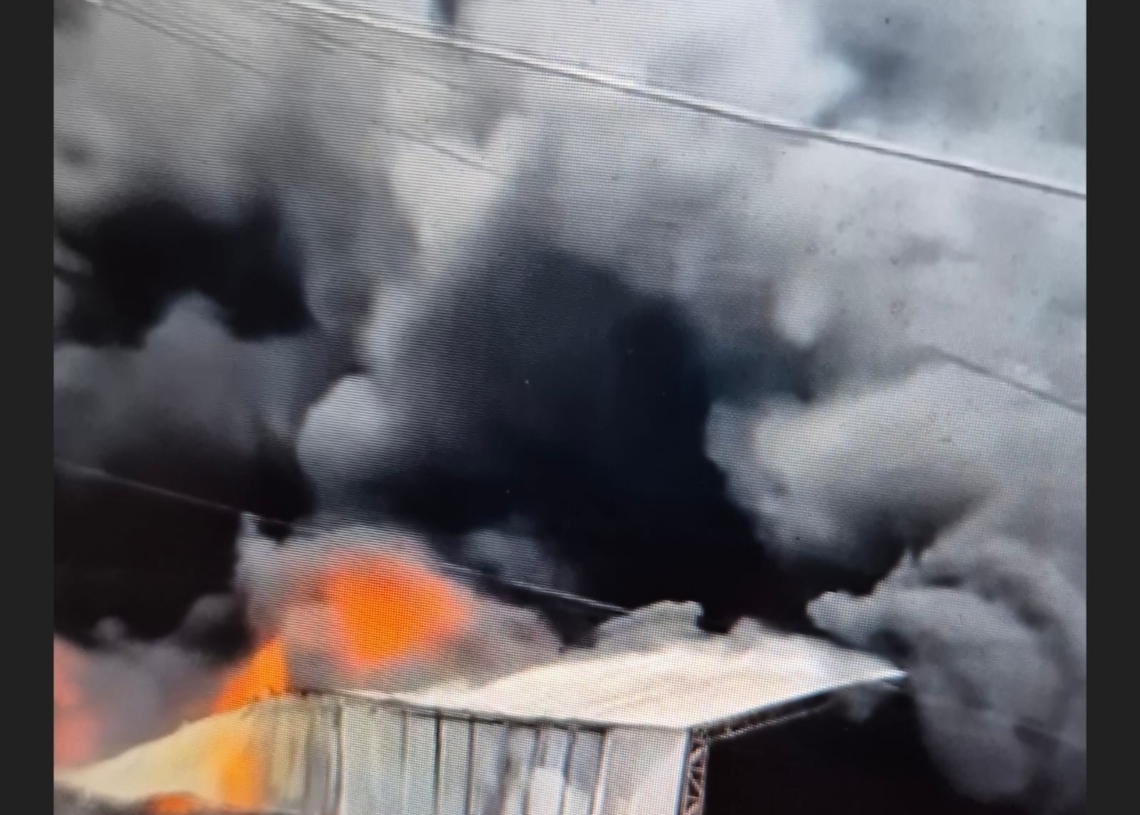 Incêndio atinge empresa de resíduos químicos em Cordeirópolis