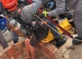 Guarda Municipal e Bombeiros resgatam mulher que caiu em poço de 16 metros em Campinas