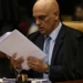 No Congresso, já se especula “saída honrosa” de Moraes do STF