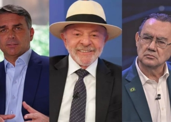 Veritá: Flávio tem 38,9% no 1º turno; Lula, 38,4% e Cury, 12,2%
