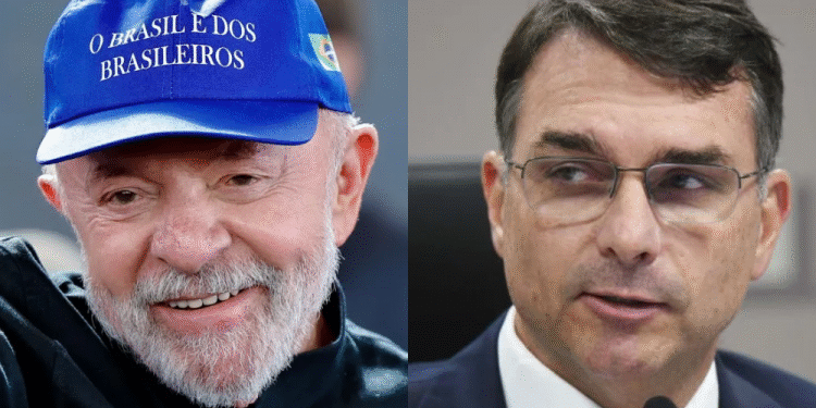 Futura: Flávio tem 40,4% das intenções de voto no 1º turno; Lula, 38,4%