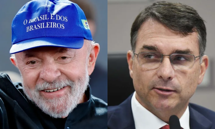Futura: Flávio tem 40,4% das intenções de voto no 1º turno; Lula, 38,4%