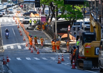 BRT: obras de pavimento rígido avançam em duas frentes no Centro de Campinas