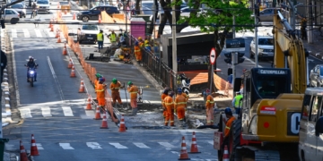 BRT: obras de pavimento rígido avançam em duas frentes no Centro de Campinas
