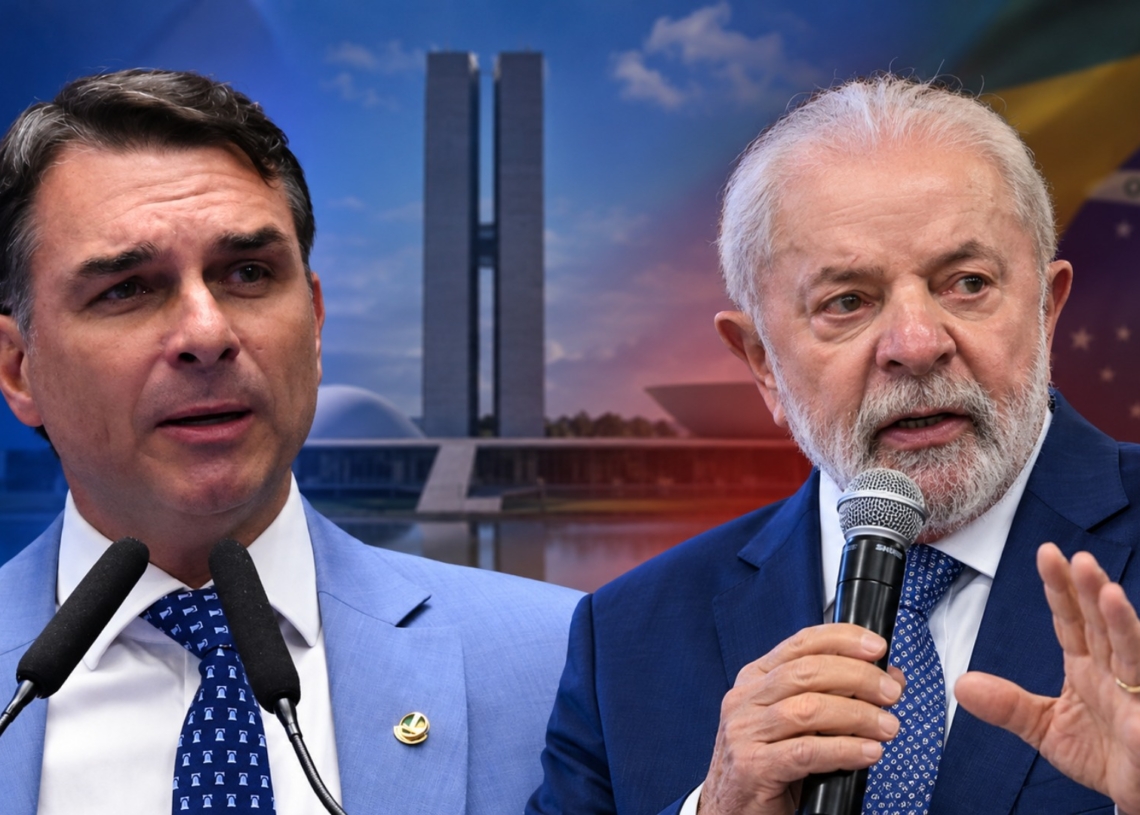 PoderData/Aya aponta Flávio Bolsonaro com 47% e Lula com 45% no 2º turno