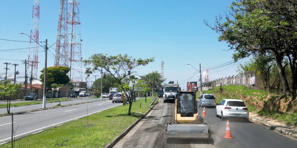 Campinas inicia recapeamento de trecho da marginal da Paula Souza