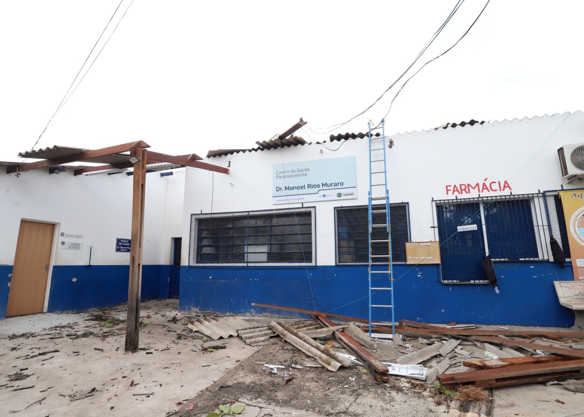 Centro de Saúde Paranapanema ficará fechado por até 60 dias após temporal