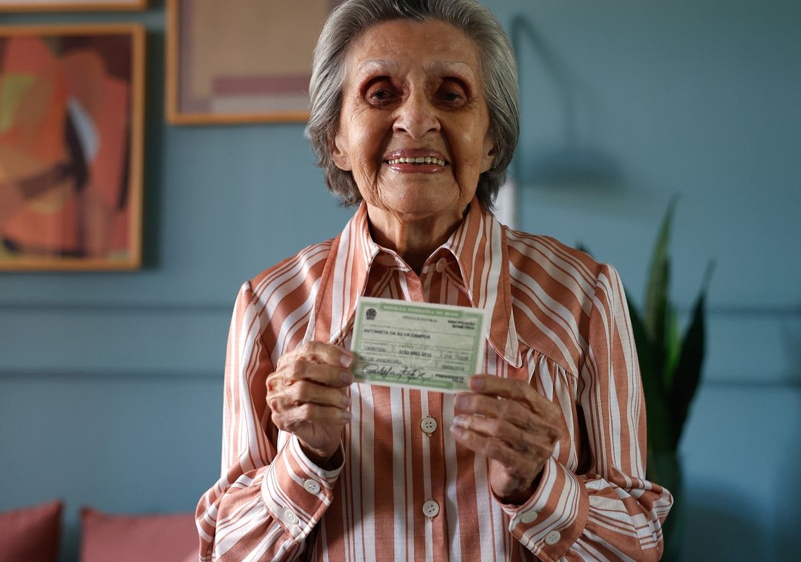 Campanha incentiva voto de quem tem mais de 70 anos