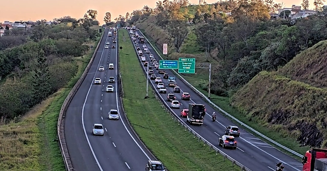 Corredor Dom Pedro deve receber 920 mil veículos no feriado da Independência