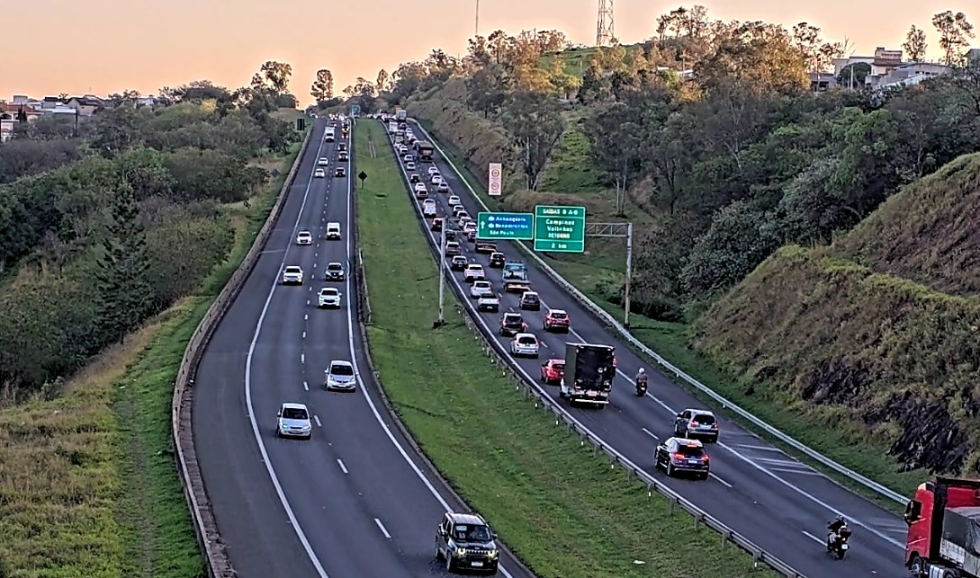 Corredor Dom Pedro deve receber 920 mil veículos no feriado da Independência