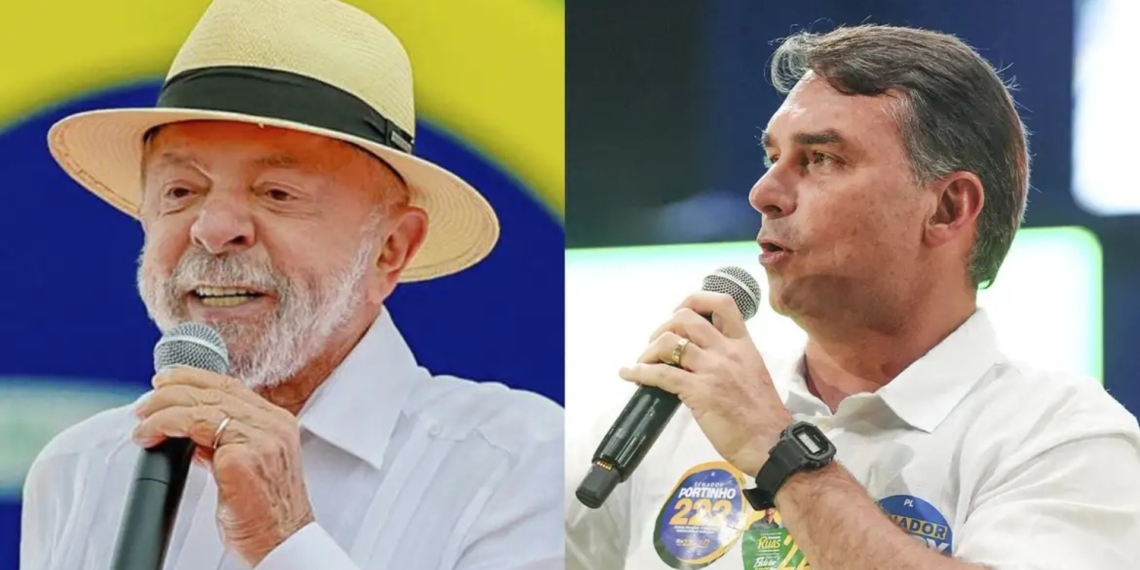Real Time: Flávio Bolsonaro tem 52% dos votos válidos contra 48% de Lula