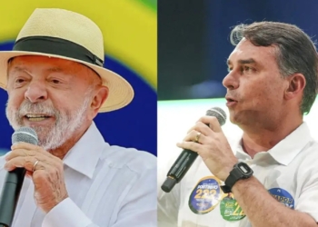 Real Time: Flávio Bolsonaro tem 52% dos votos válidos contra 48% de Lula