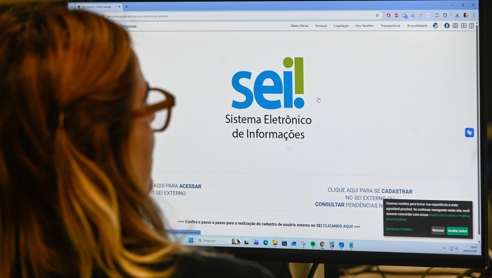 Campinas suspende acesso externo ao sistema eletrônico SEI por segurança