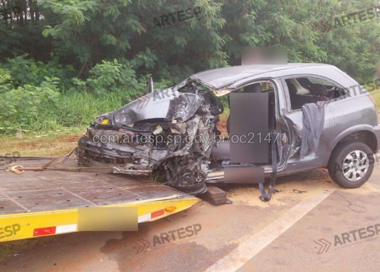 Motorista morre e duas pessoas ficam feridas em acidente na SP-191, em Araras