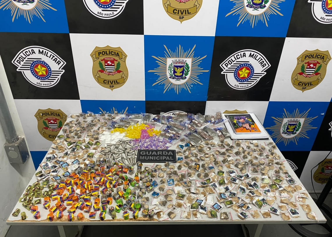 Polícia apreende mais de 750 porções de drogas no Jardim do Lago II em Campinas
