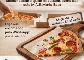M.A.E. Maria Rosa promove Pizza Solidária neste sábado (24) em Campinas